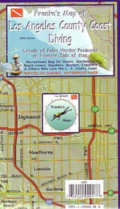 California Map & Dive Guide, L.A. County, by Frankos Maps Ltd.