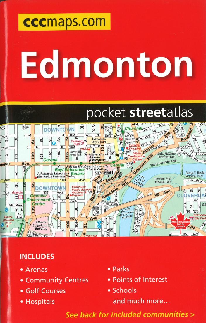 Cover of Edmonton AB Pocket Street Atlas 