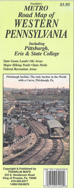 Cover of Pennsylvania, Western by Franklin Maps