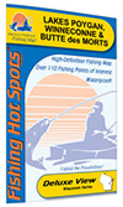 Poygan/Winneconne/Butte des Morts Fishing Map by Fishing Hot Spots