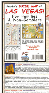 Franko's Guide Map of Las Vegas for families and non-gamblers by Frankos Maps Ltd.