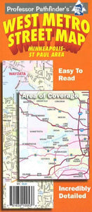 Minneapolis-St Paul, Minnesota, West Metro by Hedberg Maps