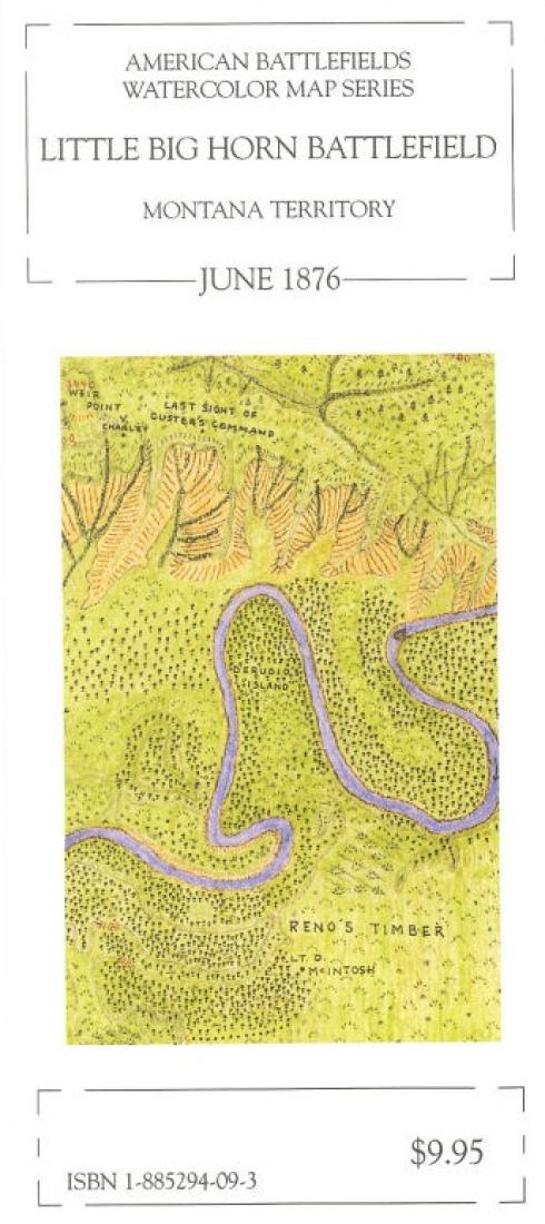 Little Big Horn Battlefield, Montana, 1876 by McElfresh Map Co. Eastview