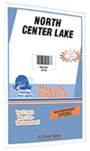 North Center Lake-Chisago Chain Fishing Map by Fishing Hot Spots