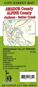 Amador and Apline County, California including Jackson and Sutter Creek by GM Johnson