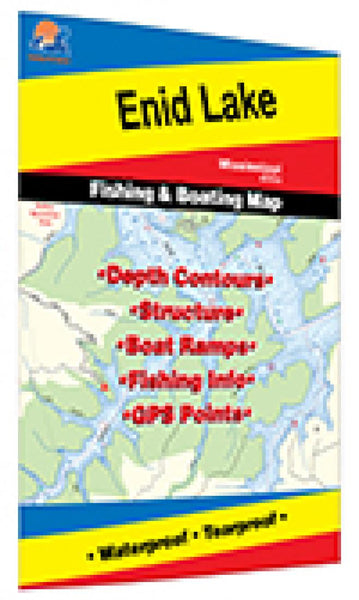 Cover of Enid Lake Fishing Map by Fishing Hot Spots