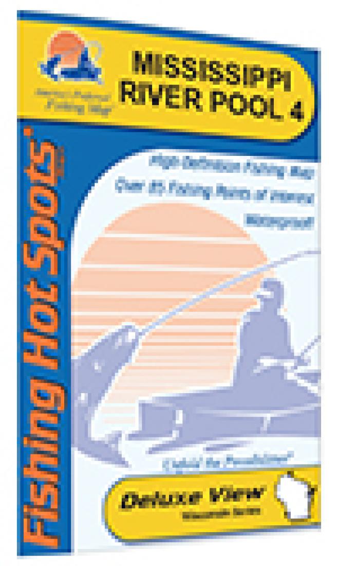 Cover of Mississippi River-Pool 4 Fishing Map by Fishing Hot Spots