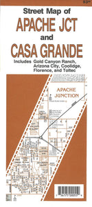 Street Map of Apache Junction and Casa Grande, Arizona by North Star Mapping