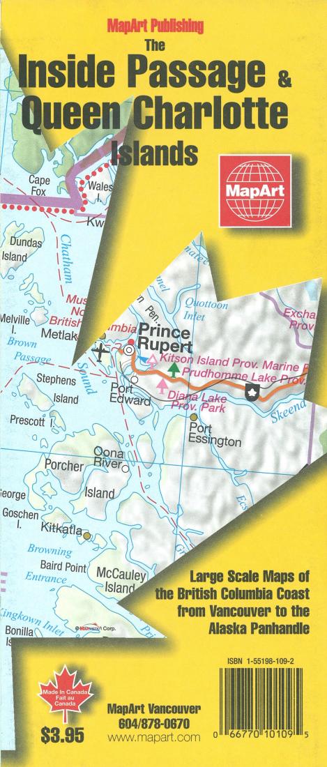 Cover of The Inside Passage and Queen Charlotte Islands, British Columbia 