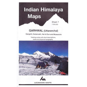 Indian Himalaya sheet 7 - Garhwal, Gangotri, Mussourie by West Col Productions