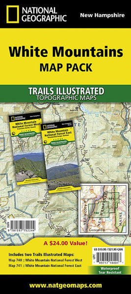 White Mountains National Forest : map pack by National Geographic
