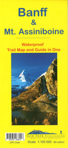 Banff National Park & Mount Assiniboine Trail Map and Guide in One by Gem Trek
