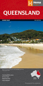 Queensland, Australia, Handy Map by Hema Maps