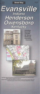Evansville, Indiana and Henderson and Owensboro, Kentucky by The Seeger Map Company Inc.