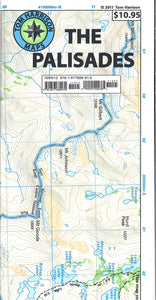 Palisades, California Trail Map by Tom Harrison Maps
