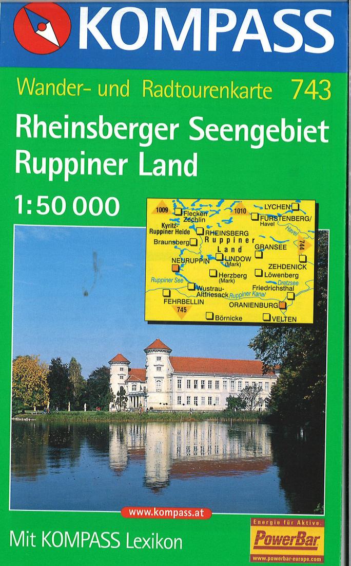 Cover of Ruppinger Land Hiking Map By Kompass