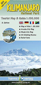 Kilimanjaro National Park, Tourist Map and Guide by Harms IC Verlag