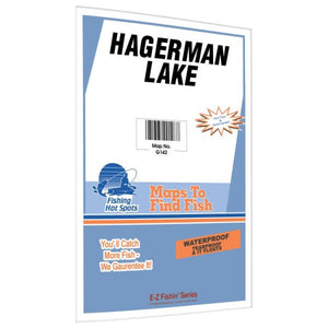 Hagerman Lake Fishing Map by Fishing Hot Spots