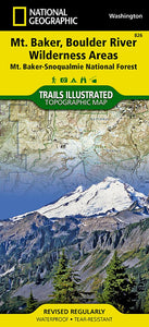 Mt. Baker, Boulder River Wilderness Areas : Mt. Baker-Snoqualmie National Forest by National Geographic
