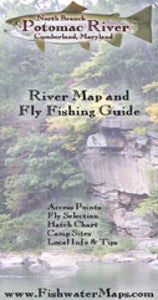 North Branch Potomac River MD River Map and Fly Fishing Guide by Fishwater Maps