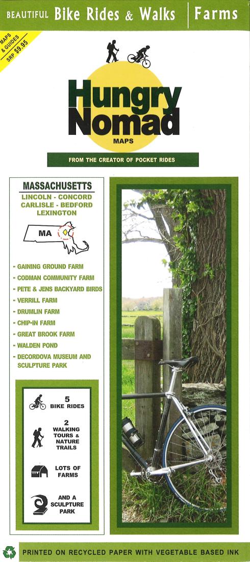 Cover of Boston, Western, Farm Tours, bicycle and walking map 