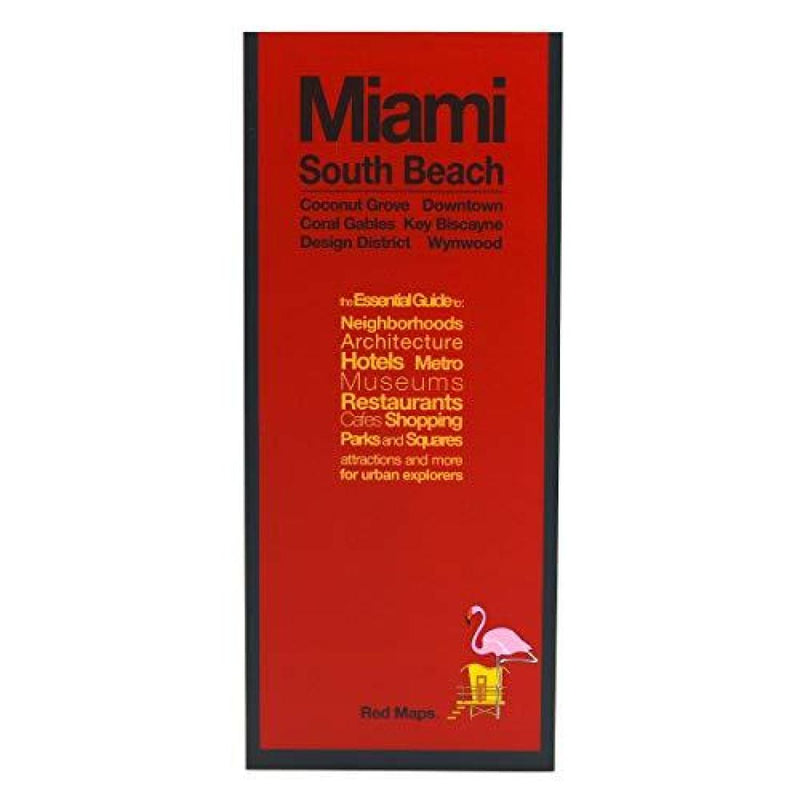 Cover of Miami, Florida with South Beach by Red Maps