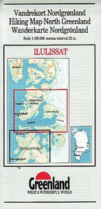 Ilulissat Hiking Map by Greenland Tourism