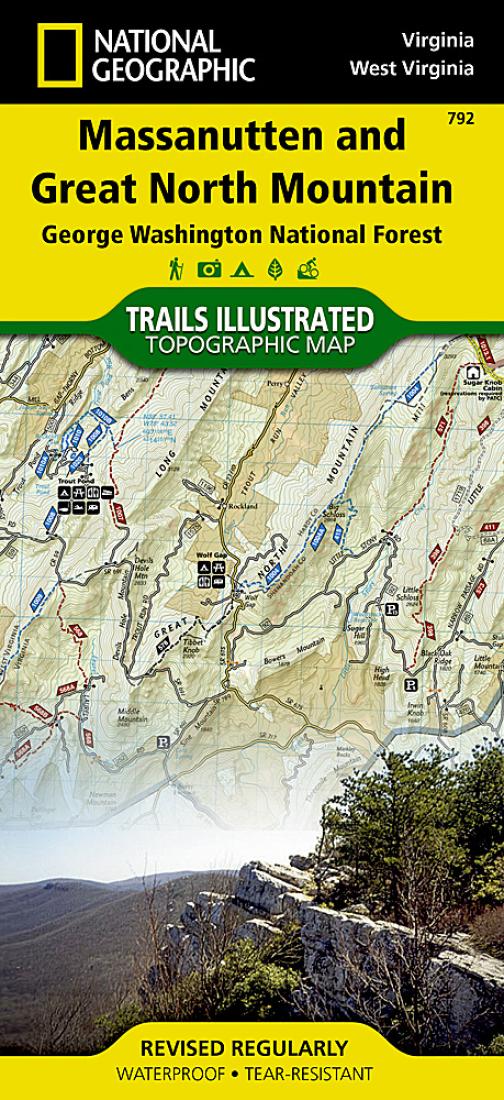 Massanutten and Great North Mountain : George Washington National Forest by National Geographic