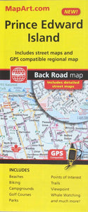 Prince Edward Island, Road Map by Canadian Cartographics Corporation