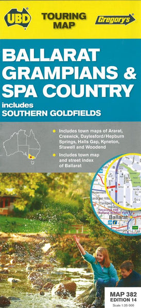 Cover of Ballarat, Grampians and Spa Country, Australia 