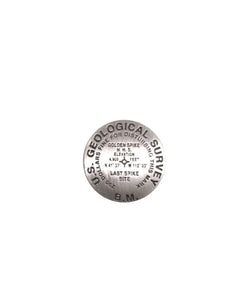 Golden Spike Site, Golden Spike National Historic Site, Utah Lapel Pin by Geo-Situ