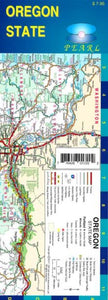 Oregon, Pearl Map, laminated, with Portland inset by GM Johnson