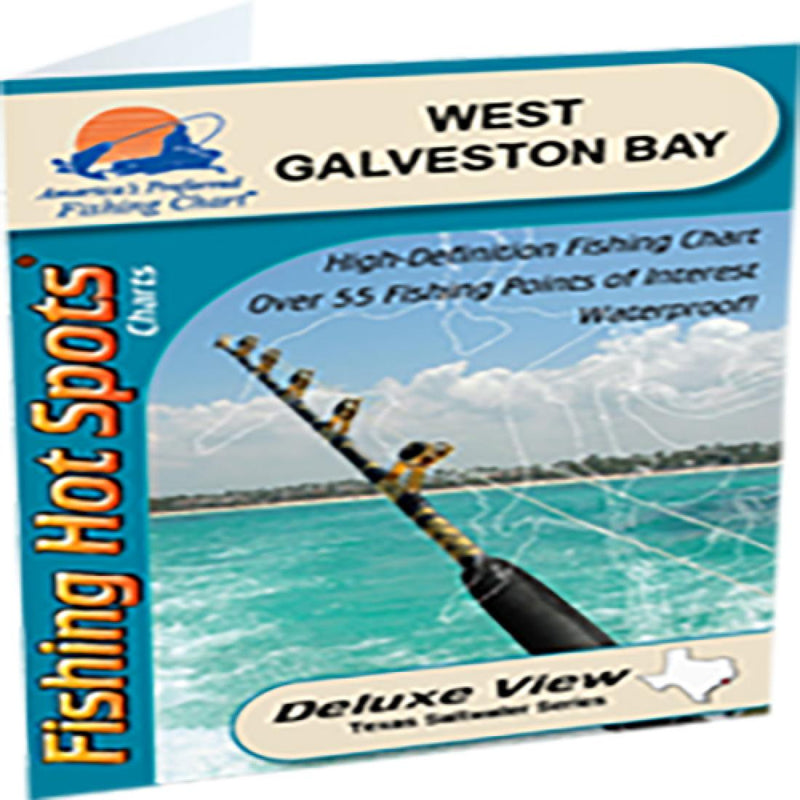 Cover of West Galveston Bay Fishing Map by Fishing Hot Spots