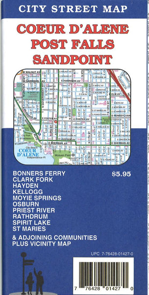 Cover of Coeur D'Alene, Post Falls and Sandpoint, Idaho by GM Johnson