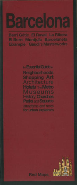 Cover of Barcelona, Spain by Red Maps