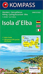 Isola d'Elba Hiking Map By Kompass