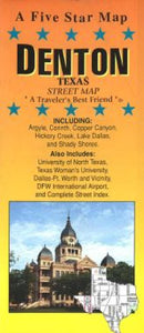 Denton, Texas by Five Star Maps, Inc.