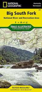 Big South Fork, National River and Recreation Area Folded Map by National Geographic