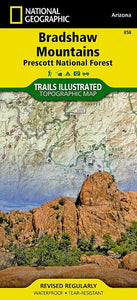 Bradshaw Mountains and Prescott National Forest, AZ, Map 858 by National Geographic Maps