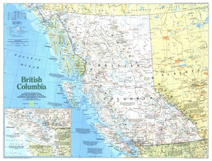 British Columbia Map 1992 Side 1
