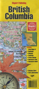 British Columbia Travel Map