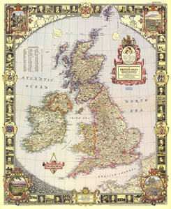 British Isles Map 1949