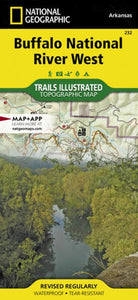 Buffalo National River, West, Arkansas, Map by National Geographic