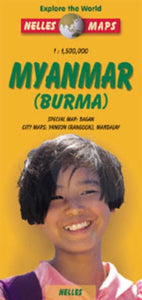 Burma and Myanmar Travel Map