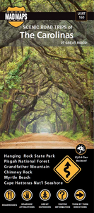 Scenic Road Trips Map of The Carolinas