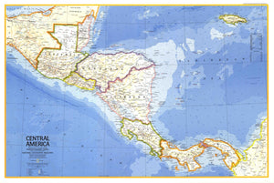 Central America Map 1973
