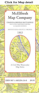 Chancellorsville Battlefield by McElfresh Map Co.