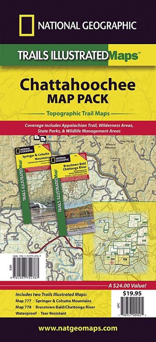 Chattahoochee National Forest, Map Pack Bundle by National Geographic Maps Eastview