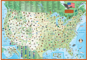 Children's Map of the United States