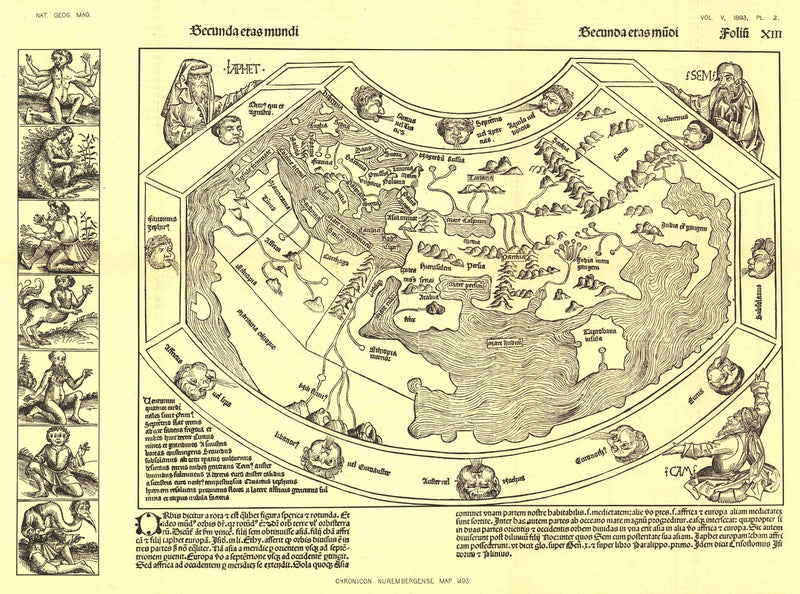 Chronicon Nurembergense 1493 Map Maps.com